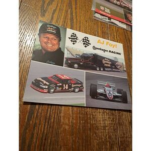 Vintage A.J. Foyt Copenhagen Racing 8x10 Driver Card NASCAR IndyCar